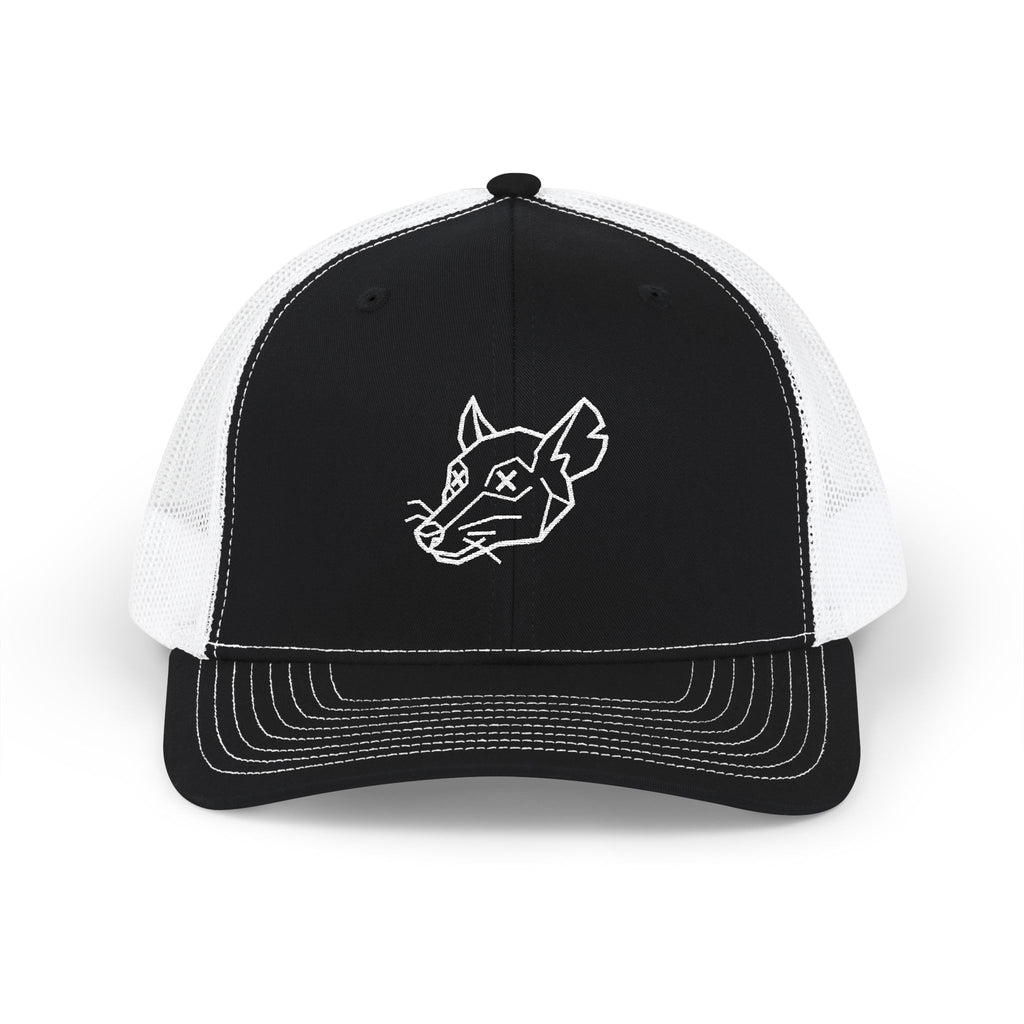 Minimal Trucker Cap – Black/White