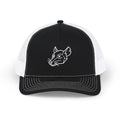 Minimal Trucker Cap – Black/White