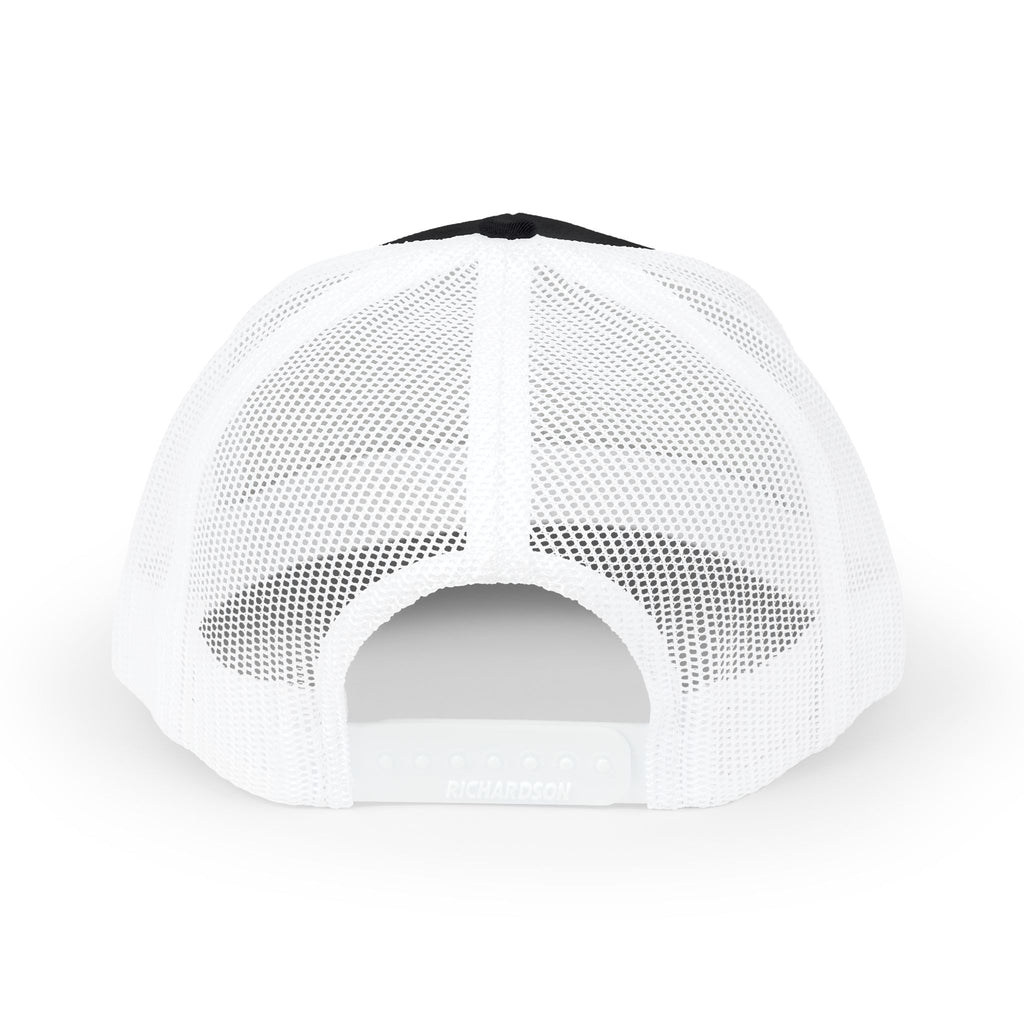 Minimal Trucker Cap – Black/White