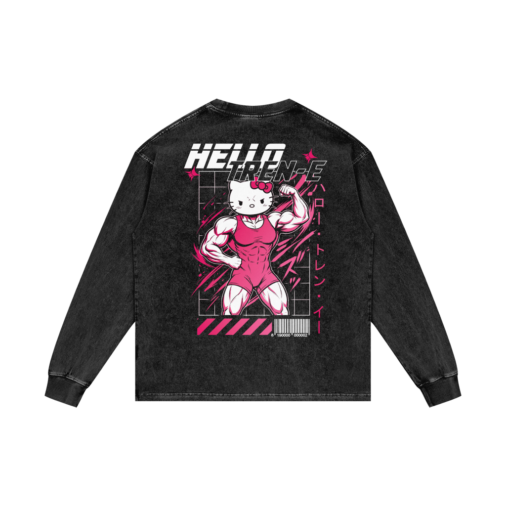 HELLO TREN-E // SNOW WASH LONG SLEEVE